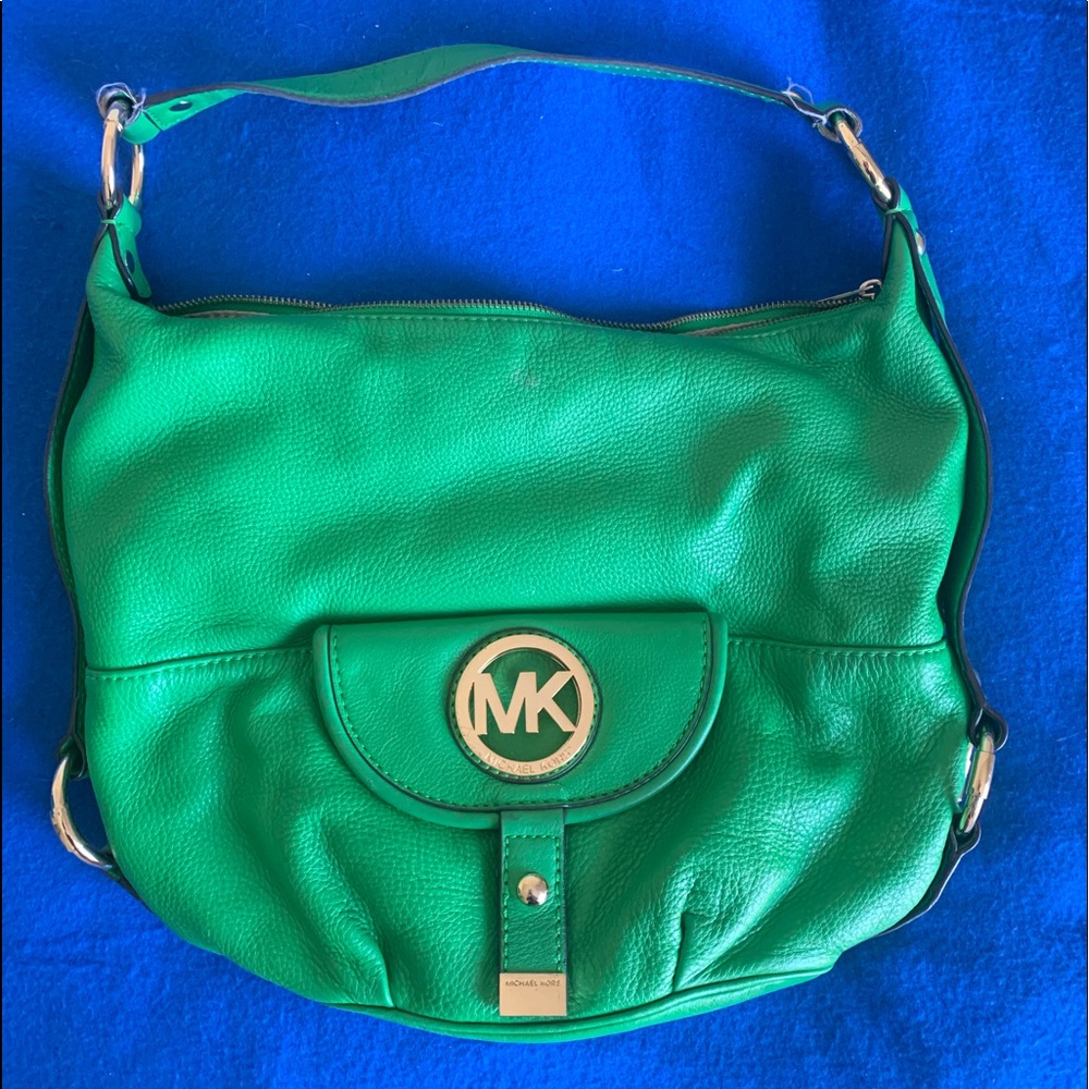 Green Micheal Kors Bag